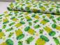 Preview: Frogtastic Benartex Patchworkstoff mit Frösche grün gelb